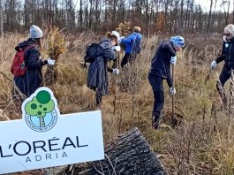 Zaposlenici L’Oreala Adria zasadili stabla u borbi protiv emisija CO2